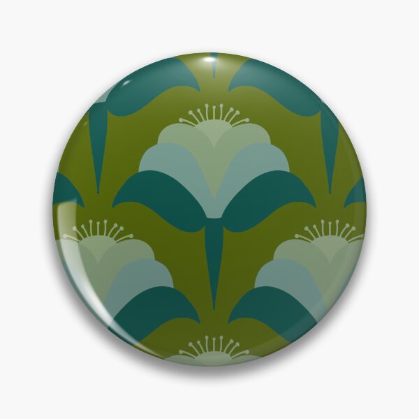 Item preview, Retro Bloom Repeat Pattern designed and sold by Tideflowerstudio.