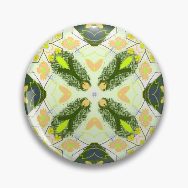 Item preview, New Leaf Cherry Blossom Sakura Spring Abstract Mandala designed and sold by PonyShow-Studio.