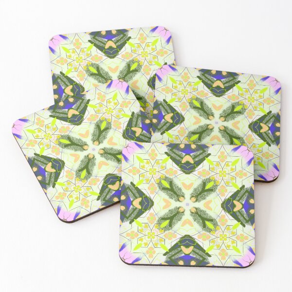 Item preview, New Leaf Cherry Blossom Sakura Spring Abstract Mandala designed and sold by PonyShow-Studio.