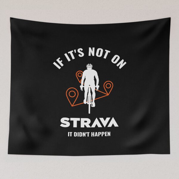 Item preview, If It’s Not On Strava It Didn’t Happen Cyclist Route Map Funny Cycling designed and sold by BMLprint ⭐⭐⭐⭐⭐.