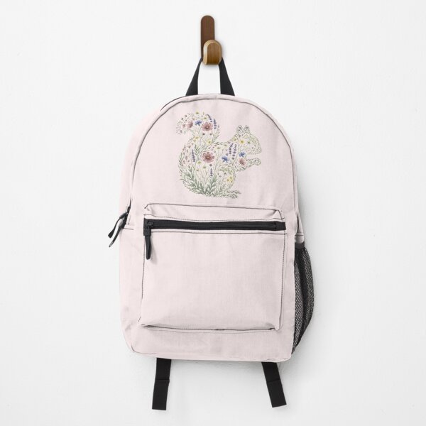 Item preview, Floral Squirrel Silhouette Nature Lover Girl Woman IV designed and sold by Lemon Pepper.
