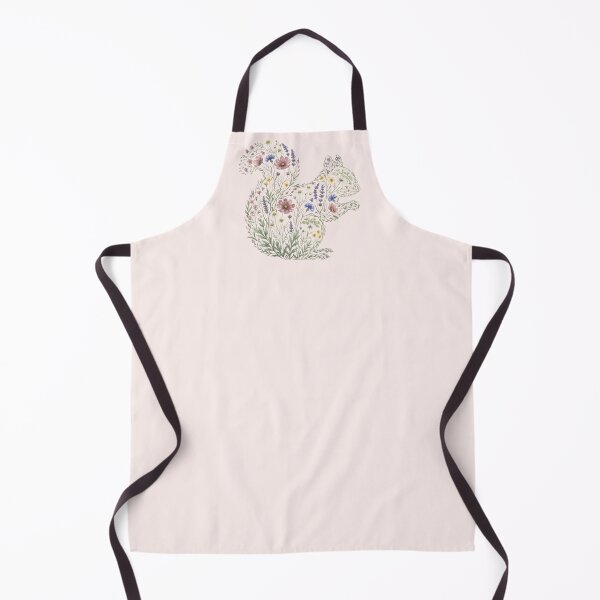 Item preview, Floral Squirrel Silhouette Nature Lover Girl Woman IV designed and sold by Lemon Pepper.