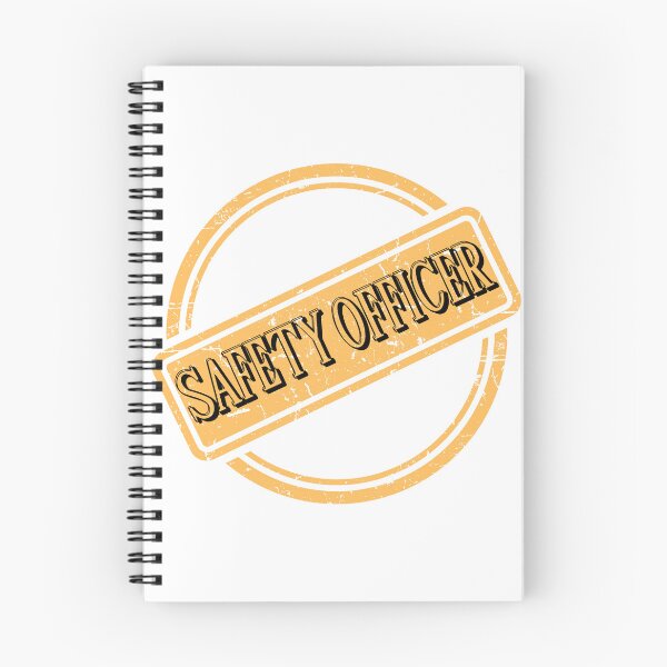 Item preview, Safety Officer Stamp Vintage Grunge Badge Design designed and sold by PeteLawliiet.