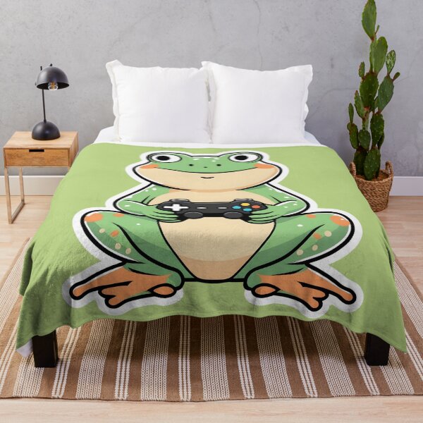 Item preview, Gamer Frog Kawaii Video Games designed and sold by NK-Studios .