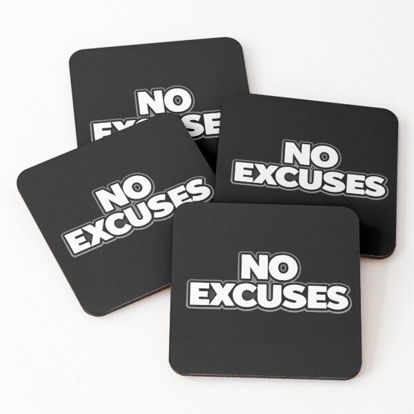 Item preview, No Excuses Shirt designed and sold by Papier Atelier Art.
