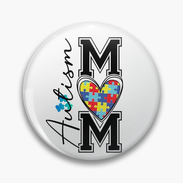 Item preview, Autism Mom Puzzle Heart Design designed and sold by Chelle's Custom Crafts.
