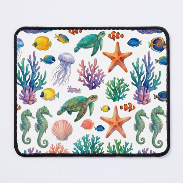 Item preview, Sea Life Pattern - Coral Reef Underwater World Design designed and sold by VibranPalette.