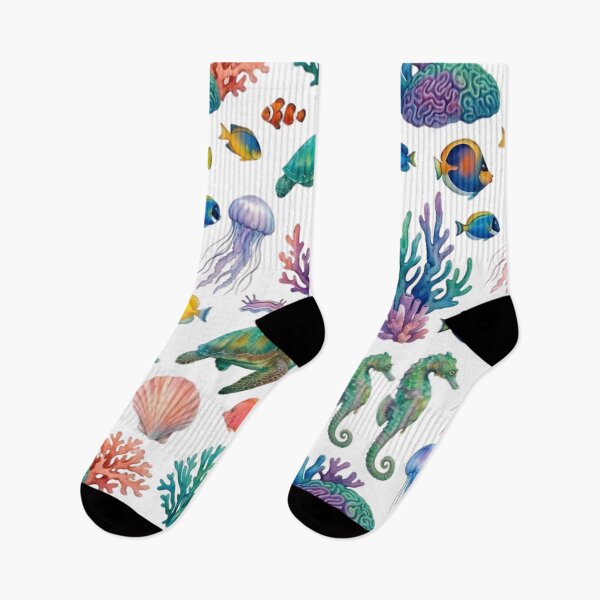 Item preview,  Sea Life  Pattern - Coral Reef Underwater World Design  designed and sold by VibranPalette.