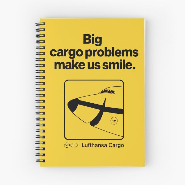 Item preview, 1981 Lufthansa "BIG CARGO PROBLEMS MAKE US SMILE" Airline Remastered Tee designed and sold by CARTOONETELIER.