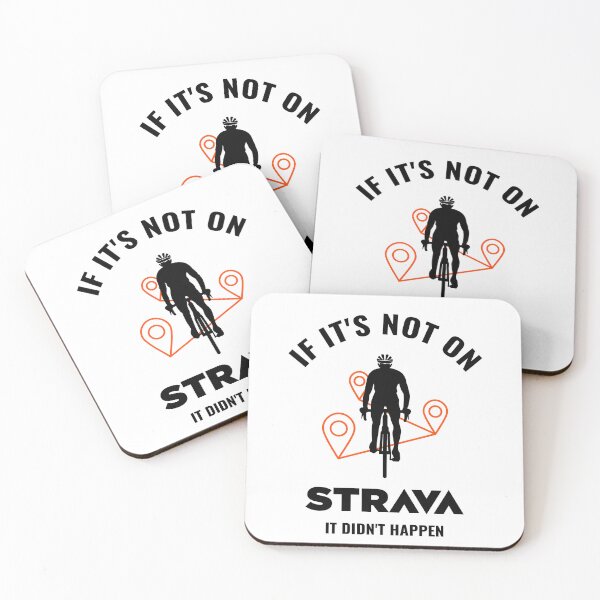 Item preview, If It’s Not On Strava It Didn’t Happen Cyclist Route Map Funny Cycling designed and sold by BMLprint ⭐⭐⭐⭐⭐.
