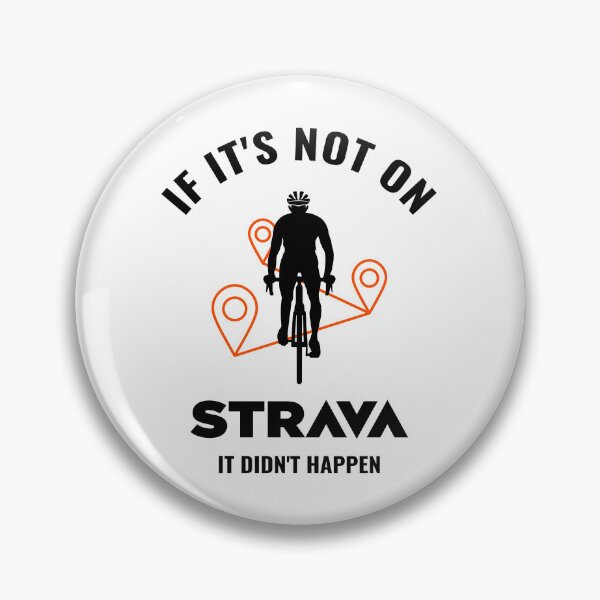 Item preview, If It’s Not On Strava It Didn’t Happen Cyclist Route Map Funny Cycling designed and sold by BMLprint ⭐⭐⭐⭐⭐.