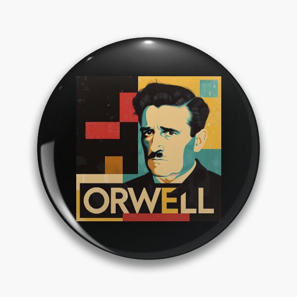 Item preview, George Orwell - Dystopian Pop Art Portrait designed and sold by OzzFrequency.