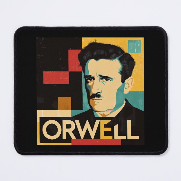 Item preview, George Orwell - Dystopian Pop Art Portrait designed and sold by OzzFrequency.