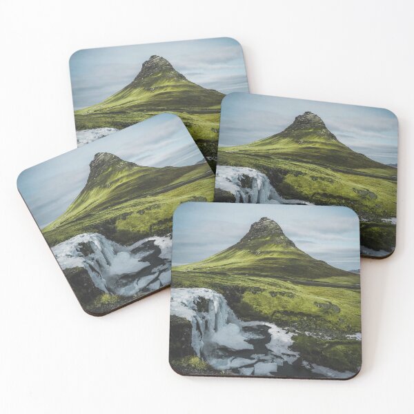 Item preview, Kirkjufell Mountain Grundarfjörður Iceland Iconic Landscape Wall Art Print designed and sold by Explore The Wilds.