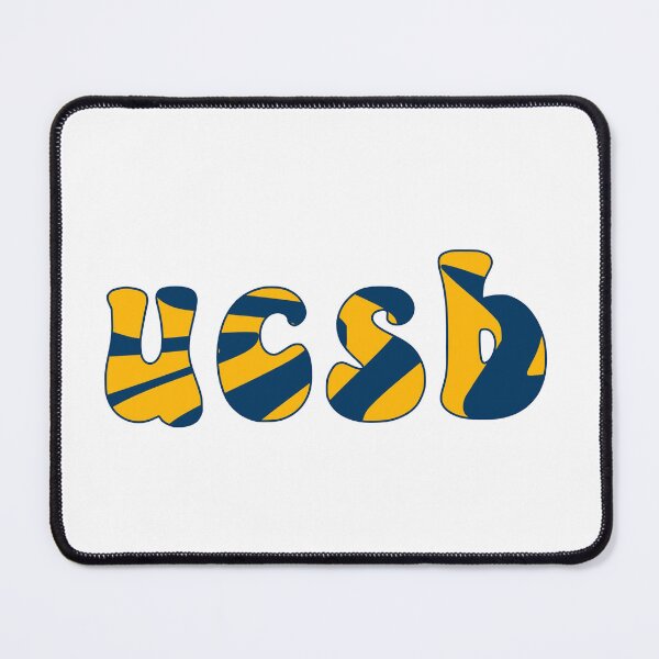 Item preview, UCSB groovy retro school pride font designed and sold by coffeepolicy.