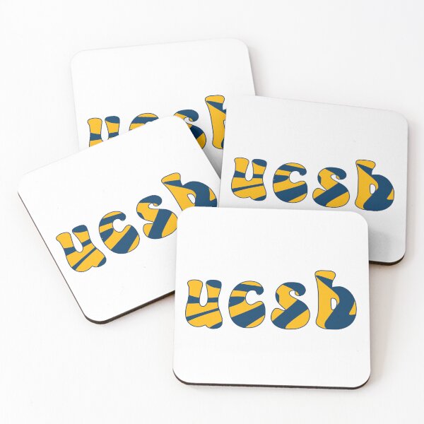 Item preview, UCSB groovy retro school pride font designed and sold by coffeepolicy.