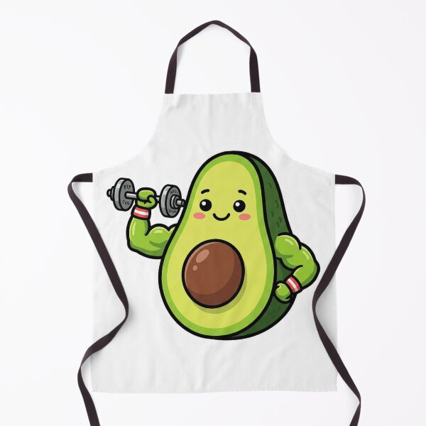 Item preview, Avocado Lifting Weights Cute Die Cut Sticker Fitness Food Humor Gift designed and sold by Bmd4Fitness.