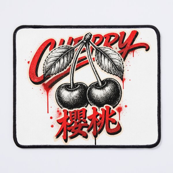 Item preview, Red and Black Cherry Drip Drop designed and sold by cherrylimportfolio.