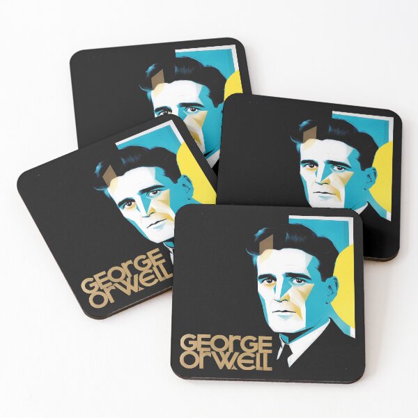 Item preview, George Orwell - Dystopian Pop Art Portrait designed and sold by OzzFrequency.