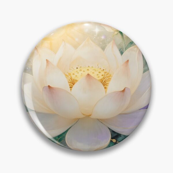 Item preview,  Divine Lotus Flower and Purple Roses in The Morning Sun designed and sold by Lightworker11.