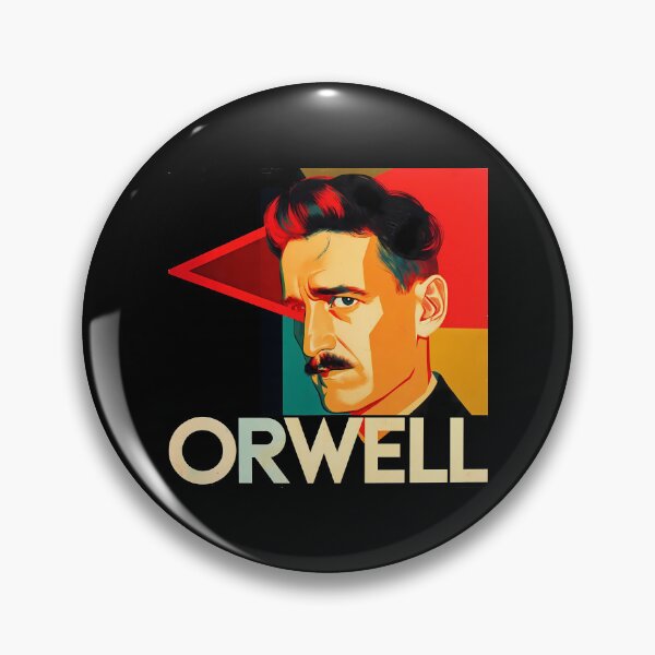 Item preview, George Orwell - Dystopian Pop Art Portrait designed and sold by OzzFrequency.