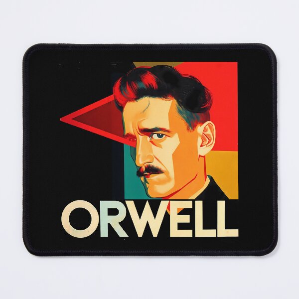 Item preview, George Orwell - Dystopian Pop Art Portrait designed and sold by OzzFrequency.
