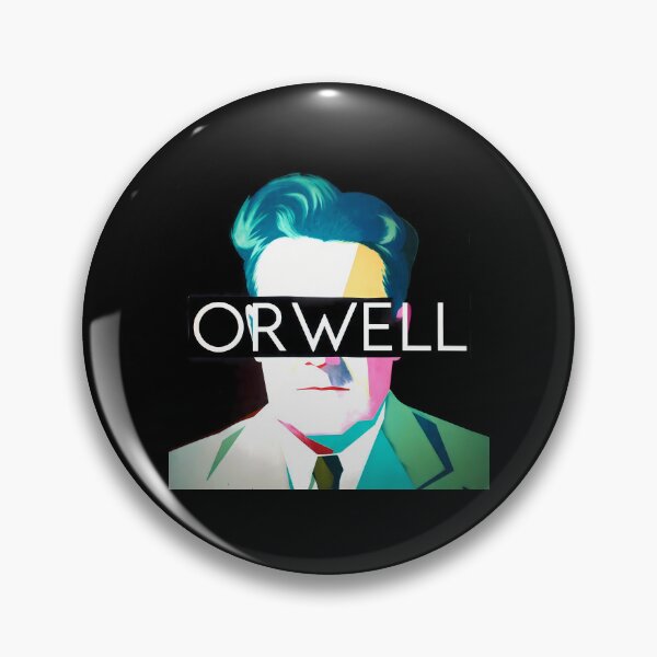 Item preview, George Orwell - Dystopian Pop Art Portrait designed and sold by OzzFrequency.