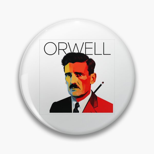 Item preview, George Orwell - Dystopian Pop Art Portrait designed and sold by OzzFrequency.
