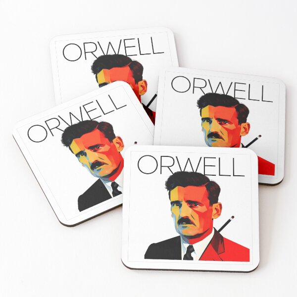 Item preview, George Orwell - Dystopian Pop Art Portrait designed and sold by OzzFrequency.