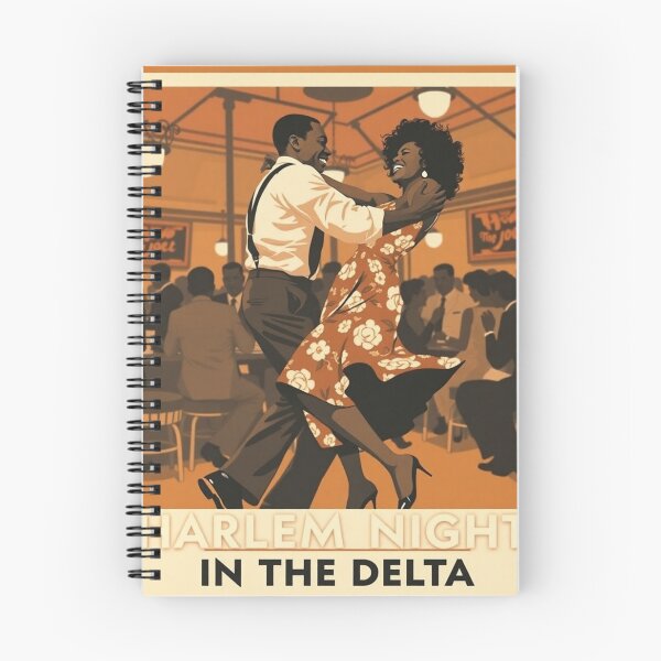 Item preview,  Harlem Nights In The Delta Vintage Jazz Dance Couple Black Art Retro Swing Dancing African American Gift designed and sold by nancysdaughter.