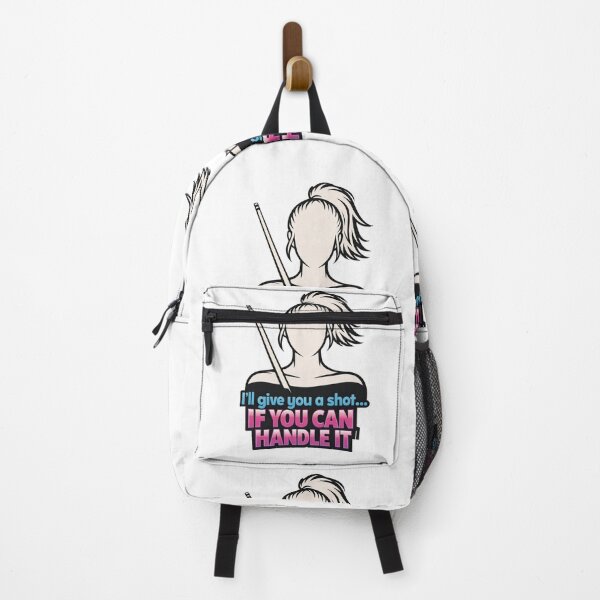 Item preview, woman pool player, if you can handle it  designed and sold by Crazyhuskychick.