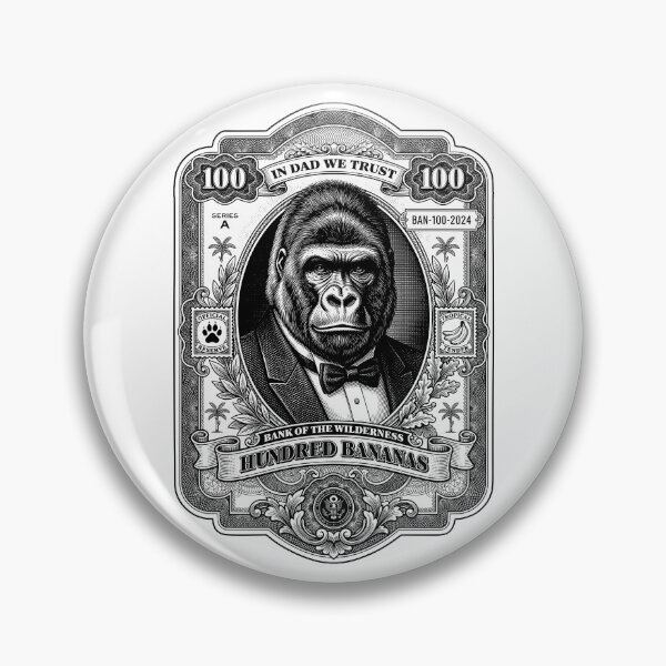 Item preview, Funny Dad Gorilla Banknote Father's Day Big Ape Bananas designed and sold by GrandeDuc.