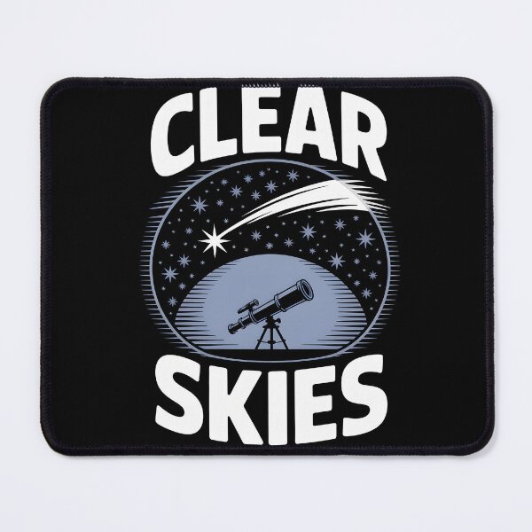 Item preview, Clear Skies Night Sky Observer Teleskope designed and sold by MooonTees.