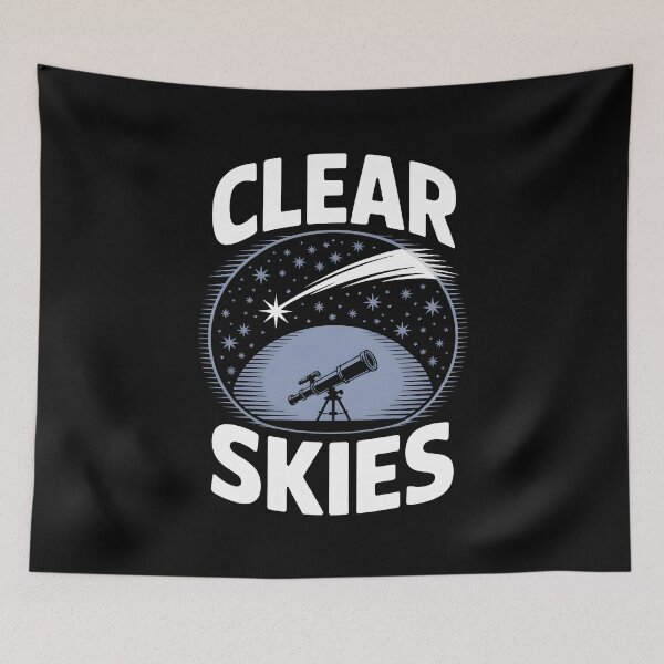 Item preview, Clear Skies Night Sky Observer Teleskope designed and sold by MooonTees.