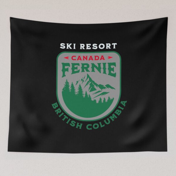 Item preview, Ski Resort Fernie  designed and sold by TheEndDesign.