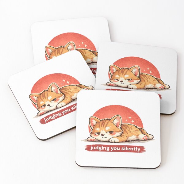 Item preview, Silent Judgment from a Cute Cat designed and sold by AlvelinaCP.