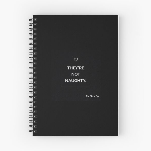 Item preview, They’re Not Naughty – SEND Behaviour Support Minimalist Classroom Print designed and sold by The Silent TA.