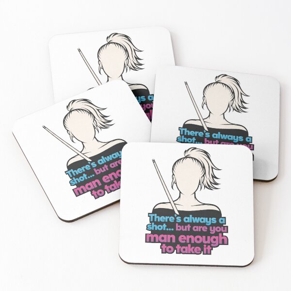 Item preview, women pool players, always a shot designed and sold by Crazyhuskychick.