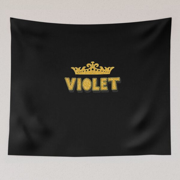 Item preview, Violet Personalized Funny Custom Name Crown Design designed and sold by Watsonarts.