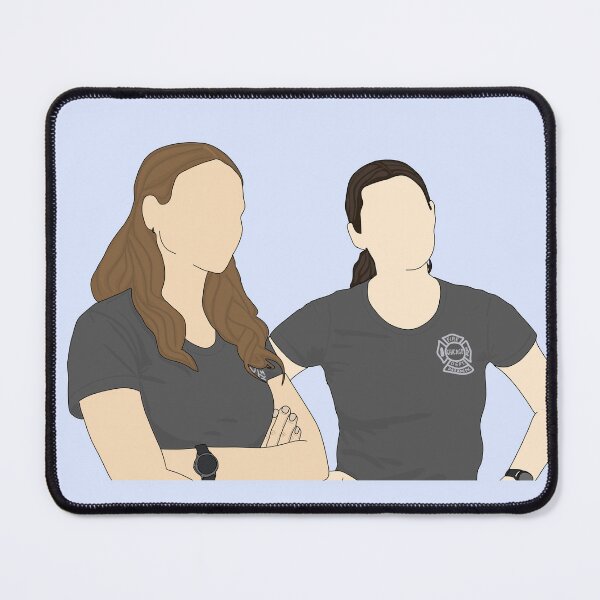 Item preview, Violet and Lizzie Chicago Fire designed and sold by ellenugget.