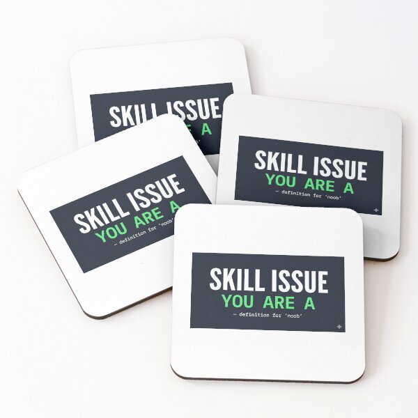 Item preview, Skill Issue – Funny Gamer T-Shirt for Noobs and Pro Players designed and sold by Petringo.