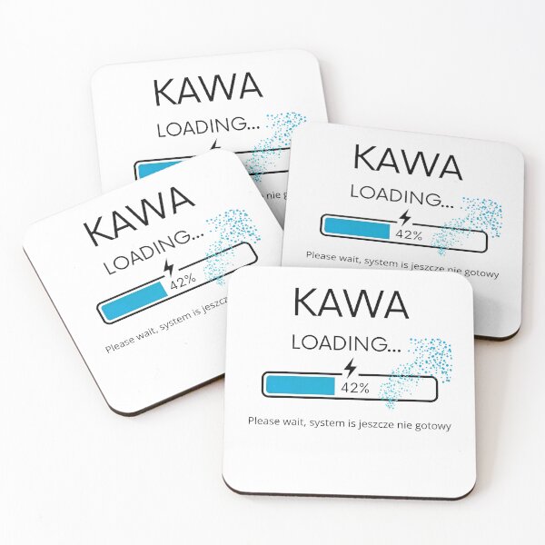 Item preview,  White Kawa Loading - System Jeszcze Nie Gotowy  designed and sold by VibePolinglish.
