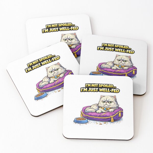 Item preview, Funny Persian Cat Not Spoiled Just Well Fed Cat Gift designed and sold by Gentlestate.