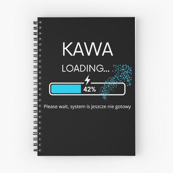 Item preview, Black Kawa Loading - System Jeszcze Nie Gotowy  designed and sold by VibePolinglish.