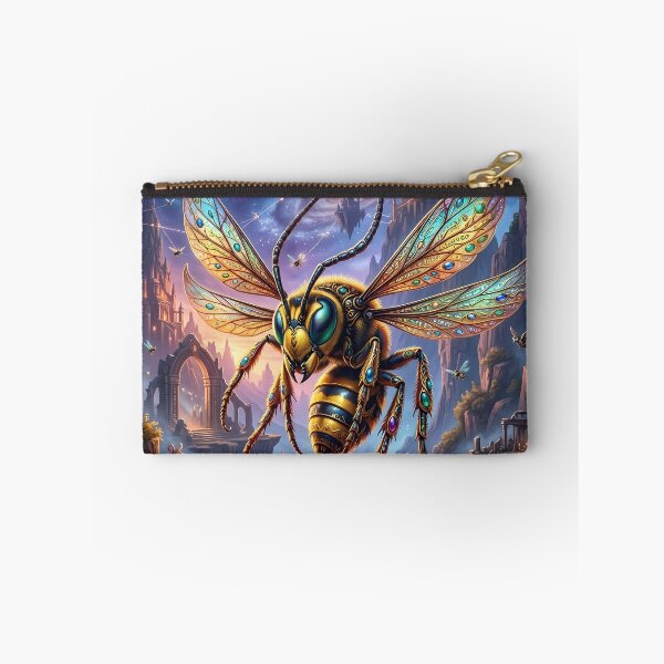 Item preview, Giant Fantasy Bee - Jeweled Wings Art designed and sold by Lucid Dream Pixel.