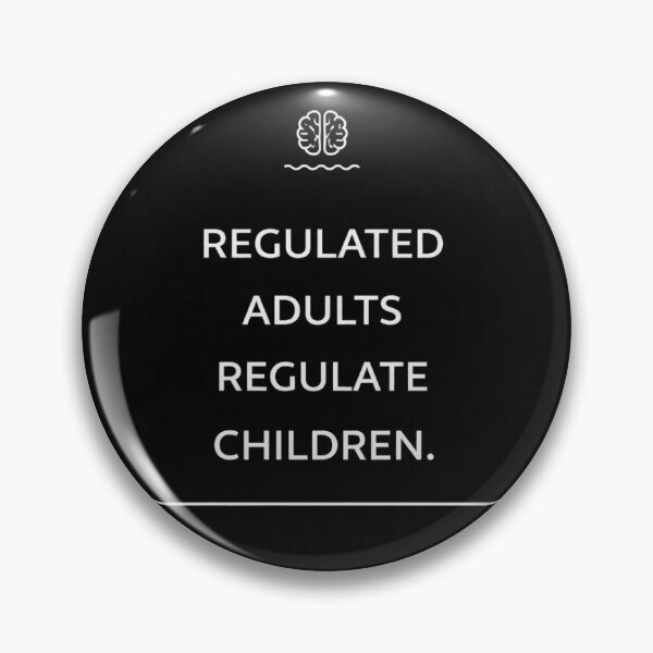 Item preview, Regulated Adults Regulate Children – SEND Behaviour Support Minimalist Classroom Print designed and sold by The Silent TA.