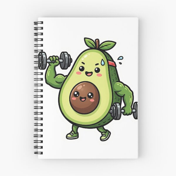 Item preview, Avocado Lifting Weights Cute Die Cut Sticker Fitness Food Humor Gift designed and sold by Bmd4Fitness.
