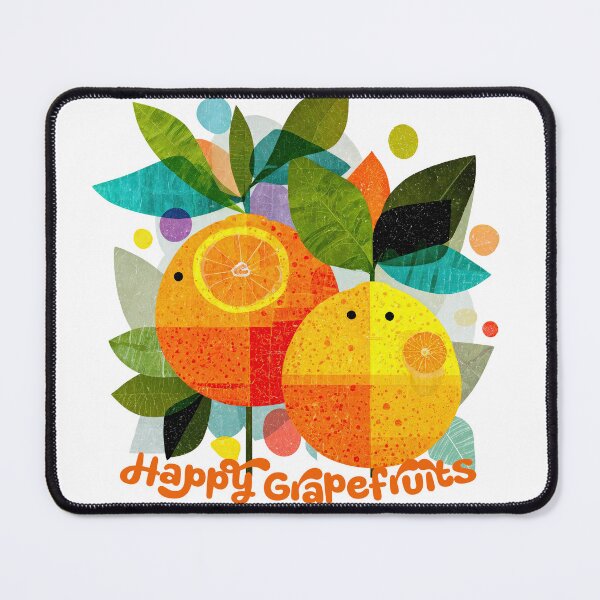 Item preview, Happy Grapefruits – Playful Freshness designed and sold by ForeverPrintsOK.