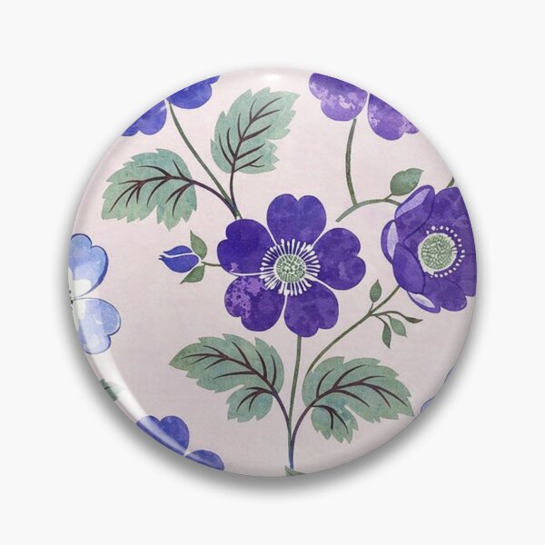 Item preview, Shades of Blue Rustic Floral Garden Design  designed and sold by TinCatOutPost.
