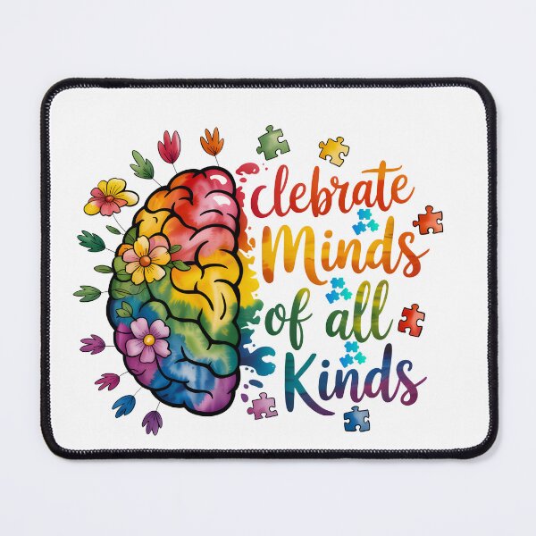 Item preview, Autism Awareness Celebrate Minds Design designed and sold by Chelle's Custom Crafts.